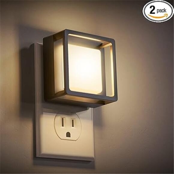 LED Night Light, Night Lights Plug Into Wall [2 Pack] with Dusk-to-Dawn Sensor - Picture 3 of 7